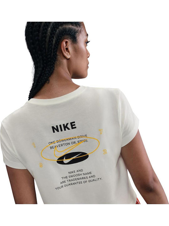 Sportswear Γυναικείο T-shirt Εκρού