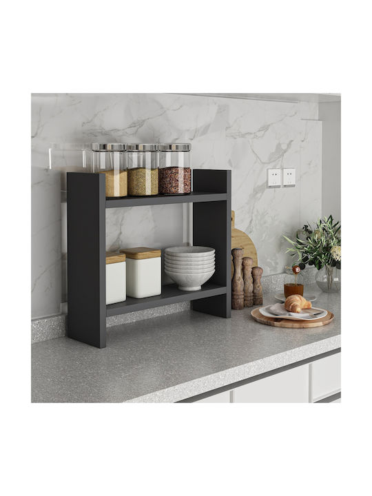 Hanah Home Επιτραπέζια Βάση Πλαστική 34x30x10εκ. Μαύρη