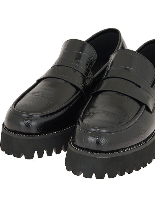 Γυναικεία Loafers σε Μαύρο Χρώμα