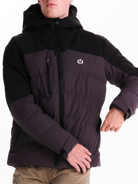 Winter Jacket Puffer Waterproof and Windproof Purple