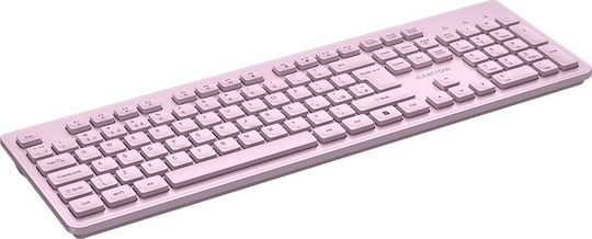 Canyon HKB-W01 Kabellos Nur Tastatur Englisch US Rosa