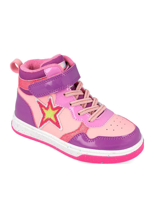 Kids Sneakers High Anatomic Purple
