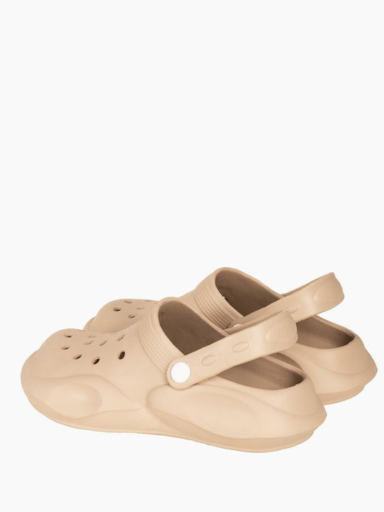 Sabino Damen Clogs Beige