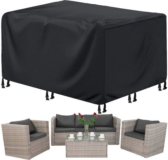Impermeabil Protecție Capac Canapea 152x104x71buc în Culoare Negru 1buc