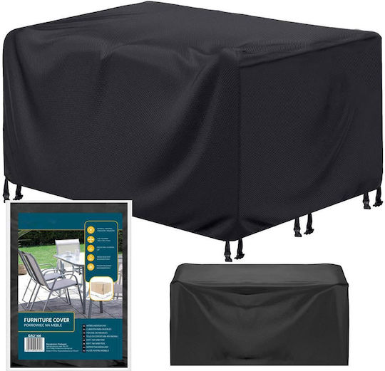 Impermeabil Protecție Capac Canapea 180x120x74buc în Culoare Negru 1buc