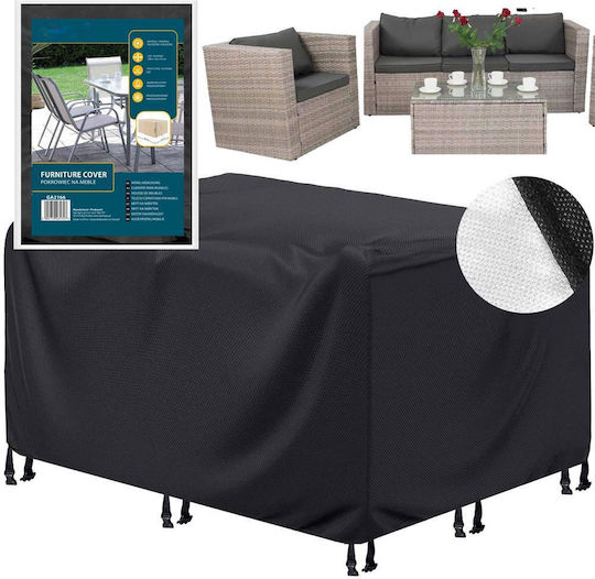 Impermeabil Protecție Capac Canapea 180x120x74buc în Culoare Negru 1buc
