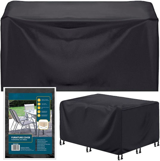 Impermeabil Protecție Capac Canapea 152x104x71buc în Culoare Negru 1buc
