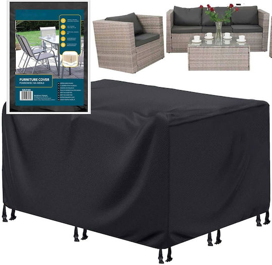 Impermeabil Protecție Capac Canapea 152x104x71buc în Culoare Negru 1buc