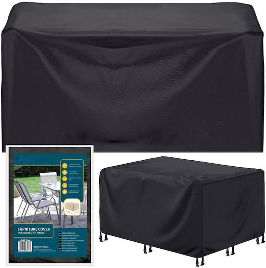 Impermeabil Protecție Capac Canapea 180x120x74buc în Culoare Negru 1buc