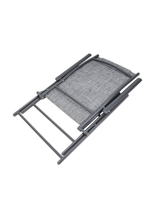 Scaun de exterior Metalic Gray 2buc 57x68x106cm