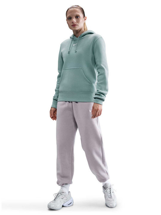 Sportswear Μακρύ Γυναικείο Φούτερ με Κουκούλα Cannon/sail