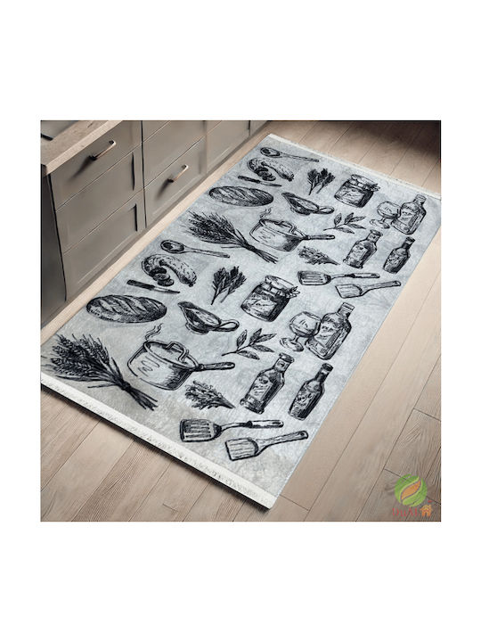 Χαλί Αντιολισθητικό 100x150cm Gray