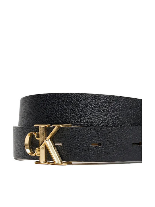 Leather Women's Black Belt