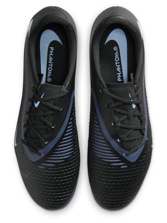 Nike Phantom 6 Low Academy Fußballschuhe mit Stollen Schwarz