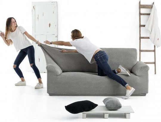 Sofazip Chesterfield Husă Elastică Fotoliu Ivory 1buc SZCHSPTBEJ