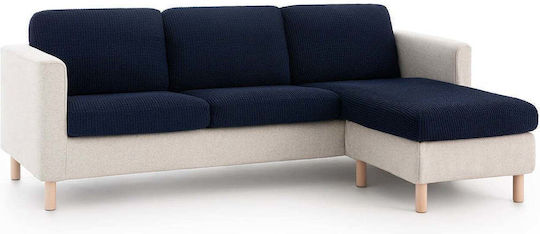 Sofazip Ελαστικό Κάλυμμα Σκαμπό Navy Blue 65εκ.