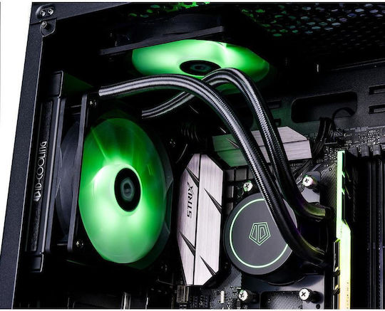 ID-Cooling Ventilator Pentru Carcasă 120mm (1800rpm / 74.5cfm) Cu Iluminare RGB Și Conexiune 4-Pin PWM