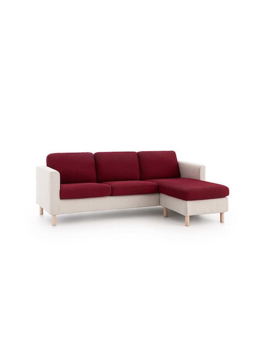 Sofazip Elastic Cover for Three Seater Sofa Red 185εκ. 1pcs SZCUSHROS