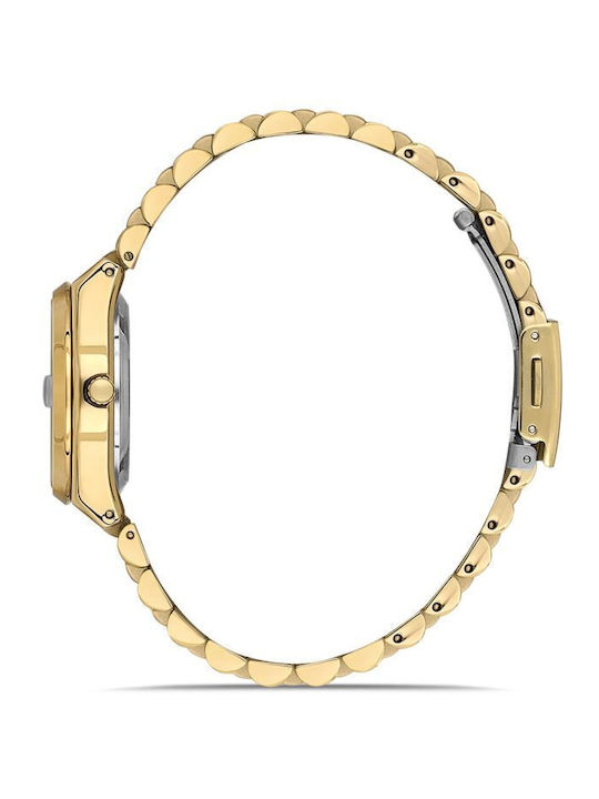 Ferro Women's Watch with Gold Metal Bracelet
