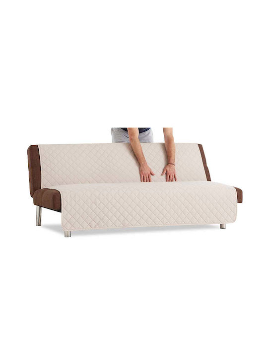 Sofazip Еластичен Калъф За 4-местен диван Red - Beige 200εκ. 1бр SZMATFBREDBEJ