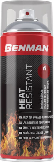 Benman Spray Vopsea ‎ Heat Resistant Lacquer 300°C Temperatură Înaltă cu Matt Efect Roșu 400ml