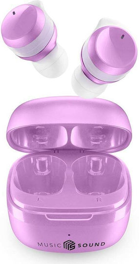 Cellular Line Music Sound Flow In-ear Bluetooth Handsfree Earphones with Charging Case Violet