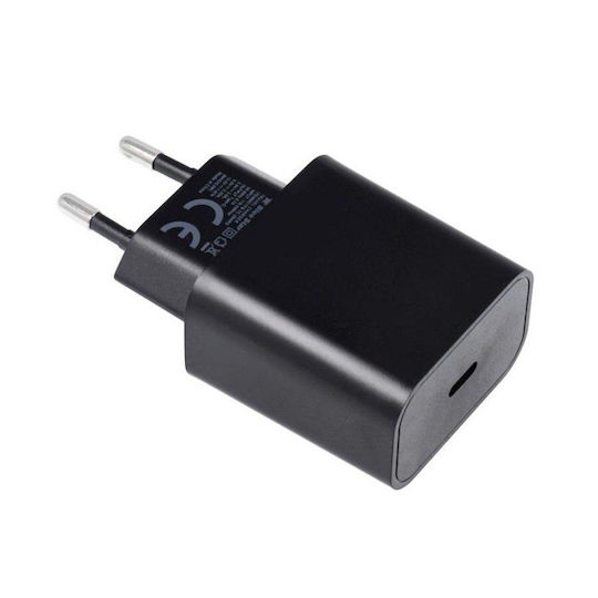 Blue Star Φορτιστής με Θύρα USB-C και Καλώδιο USB-C - USB-C 20W Power Delivery / Quick Charge 4.0 Μπλε (BS3APDTCB)