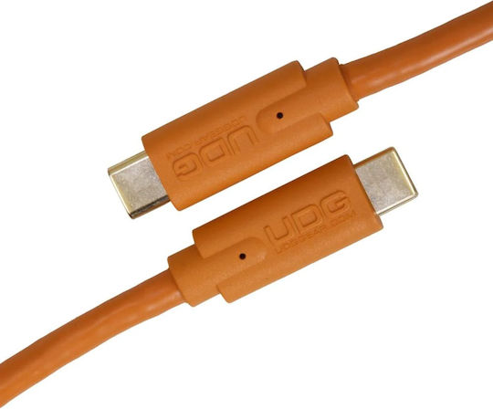 UDG USB 3.2 Cable USB-C male - USB-C Πορτοκαλί 1.5m U99001OR