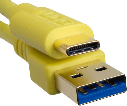 UDG USB 3.0 Cable USB-C male - USB-A Yellow 1.5m (U98001YL)