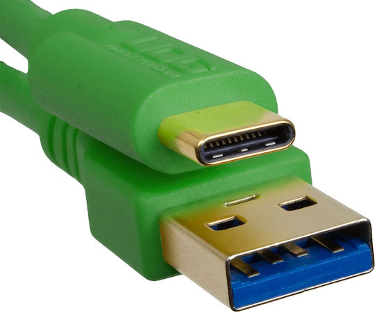 UDG USB 3.0 Cable USB-C male - USB-A Πράσινο 1.5m U98001GR