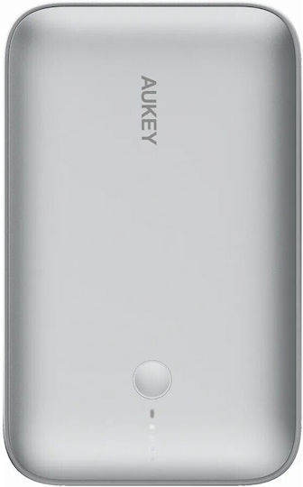 Aukey PB-Y57 Spark Mini Power Bank 20000mAh 22.5W με Θύρα USB-A και Θύρα USB-C Power Delivery Λευκό