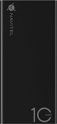 Navitel PWR10 AL Power Bank 10000mAh cu 2 Porturi USB-A și Port USB-C Negru