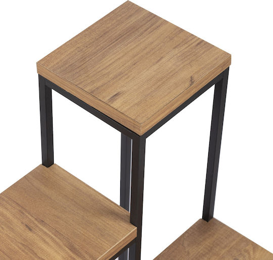 Hanah Home Plant Stand Metal Black 34cmx67cmcm.