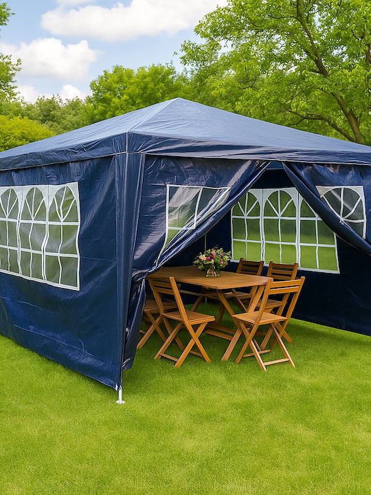 Garten Gazebo Blau 3x4m