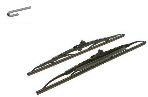 Bosch 502S Front Set Car Wiper Blades 500mm 450mm