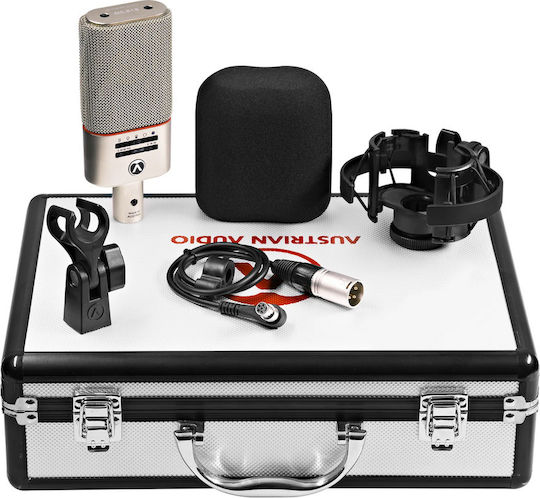 Austrian Audio OC818 Studio Σετ Πυκνωτικό Μικρόφωνο XLR Shock Mounted για Studio σε Ασημί Χρώμα