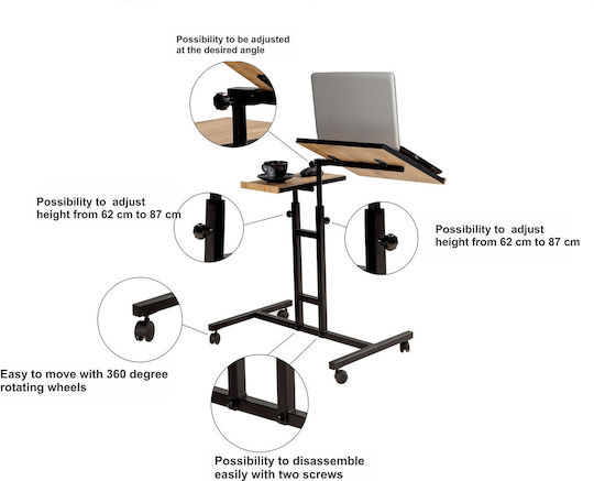 Asir Group Τραπεζάκι για Laptop (AS0857)