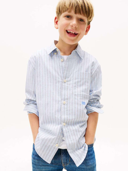 Kids Striped Shirt Long Sleeve Multi Stripe