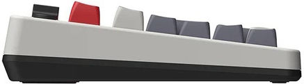 8Bitdo Retro N Edition Ασύρματο Gaming Μηχανικό Πληκτρολόγιο με Custom διακόπτες (Αγγλικό US) Γκρι