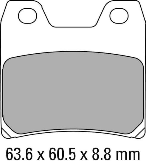 Ferodo Motorcycle Brake Pads Sintergrip St for Yamaha FZS 1000 Fazer 2001-2005