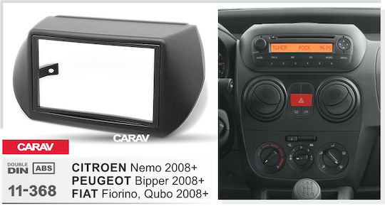 DIN Fascia Panels 2 Din for Citroen Nemo Fiat Fiorino / Qubo Peugeot Bipper