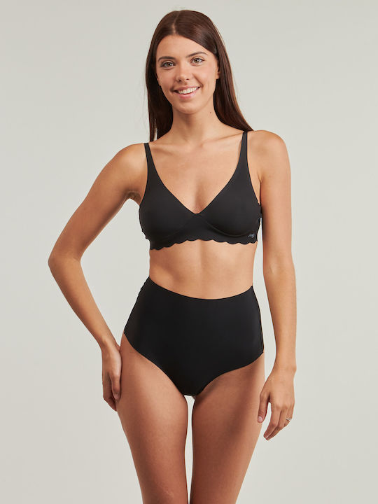 Zero Negru Sutien fără căptușeală 2Pack
