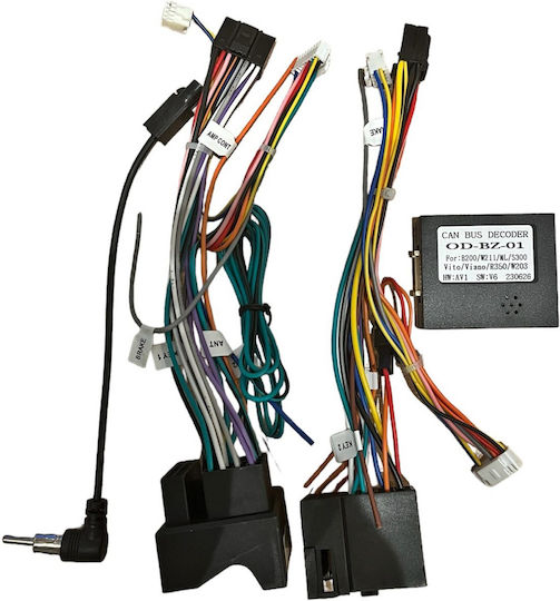 Panoul ușii 2 Din Compatibilă cu Ecranul 9" pentru Mercedes-Benz Vito / Viano 2002-2010