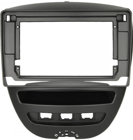 CARAV Industries Inc. Πρόσοψη 2 Din Συμβατή με Οθόνη 10" για Citroen C1 Corvette C1 Toyota Aygo 2005-2014