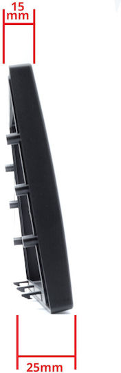 Einparts Πρόσοψη 2 Din για Opel Meriva / Omega / Tigra / Vectra / Vivaro