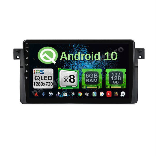 Car Audio System for BMW E46 (Bluetooth/USB/WiFi/GPS/Apple-Carplay/Android-Auto) with Touch Screen 9"