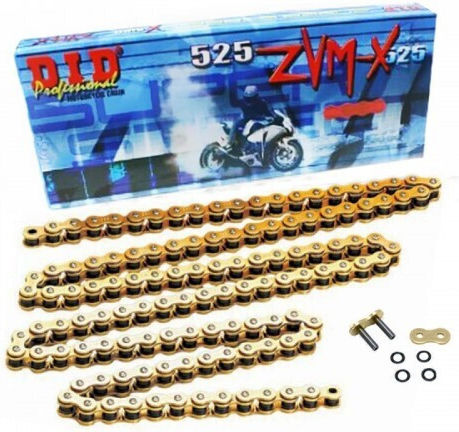 DID Drive Chain 525 for Honda CBR 600 for Suzuki SV 650 S for Yamaha MT-07 108L