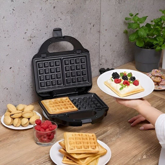 MPM Sandwich Maker Grill 750W Neagră
