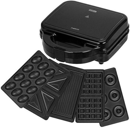 MPM Sandwich Maker Grill 750W Neagră