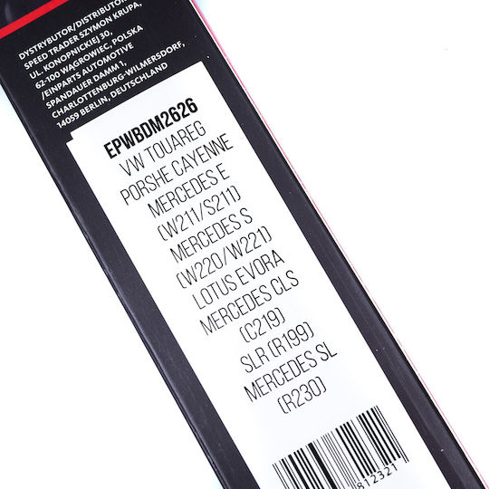 Einparts Front Set Car Wiper Blades 650mm